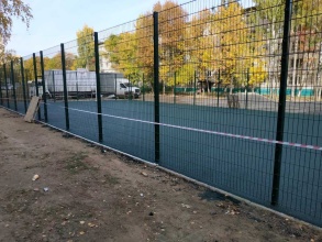Забор на спортивную площадку 40 метров фото в Электроуглях
